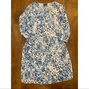 NYDJ Blue Splatter Slimming Dress